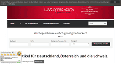 Desktop Screenshot of lovely-presents.de